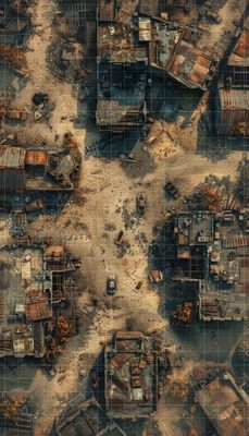 Carte 1010, carte de JDR — battlemap pour Roll20 et Foundry VTT