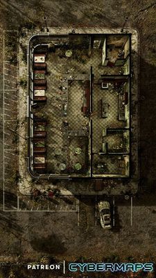Carte 1015, carte de JDR — battlemap pour Roll20 et Foundry VTT