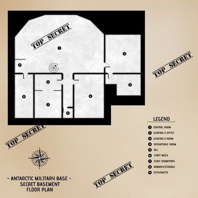 Carte 1031, carte de JDR — battlemap pour Roll20 et Foundry VTT