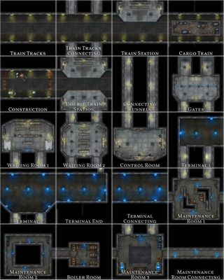 Carte 1049, carte de JDR — battlemap pour Roll20 et Foundry VTT
