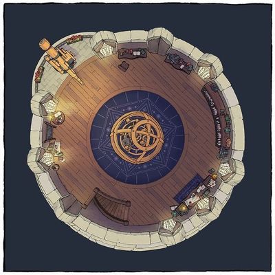 Carte 1075, carte de JDR — battlemap pour Roll20 et Foundry VTT