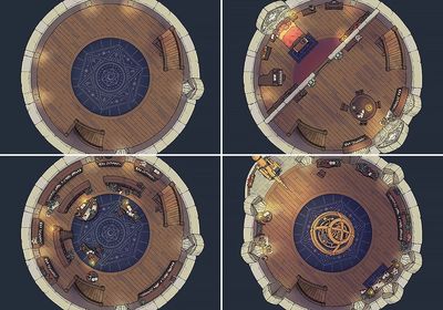 Carte 1082, carte de JDR — battlemap pour Roll20 et Foundry VTT