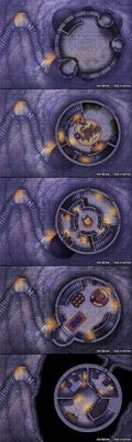 Carte 1084, carte de JDR — battlemap pour Roll20 et Foundry VTT