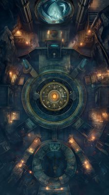 Carte 1087, carte de JDR — battlemap pour Roll20 et Foundry VTT