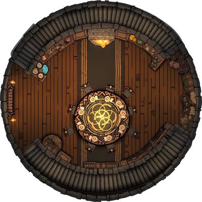 Carte 1088, carte de JDR — battlemap pour Roll20 et Foundry VTT