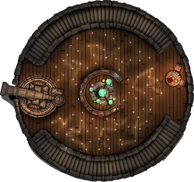 Carte 1089, carte de JDR — battlemap pour Roll20 et Foundry VTT