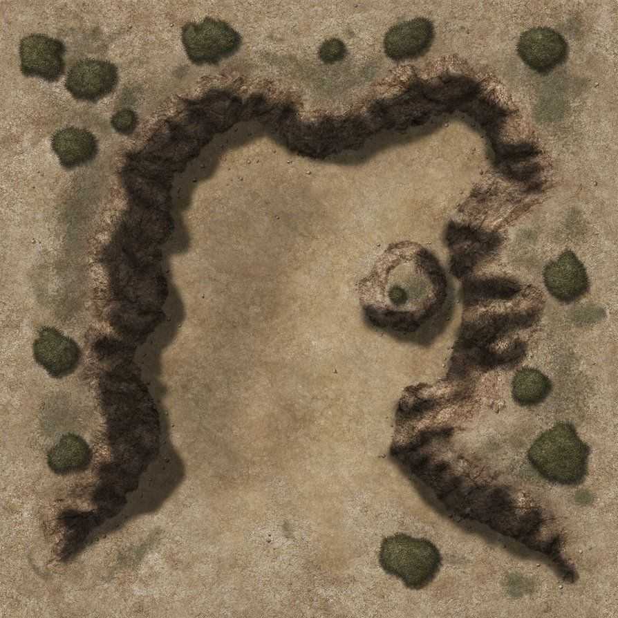 Carte 109, carte de JDR — battlemap pour Roll20 et Foundry VTT