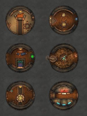 Carte 1091, carte de JDR — battlemap pour Roll20 et Foundry VTT