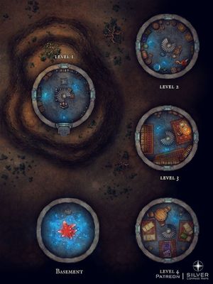 Carte 1092, carte de JDR — battlemap pour Roll20 et Foundry VTT