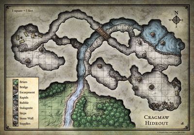 Carte 1099, carte de JDR — battlemap pour Roll20 et Foundry VTT