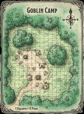 Carte 1100, carte de JDR — battlemap pour Roll20 et Foundry VTT