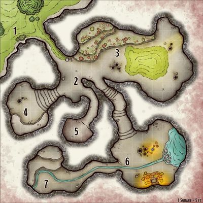 Carte 1101, carte de JDR — battlemap pour Roll20 et Foundry VTT