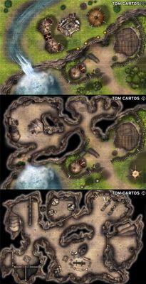 Carte 1102, carte de JDR — battlemap pour Roll20 et Foundry VTT