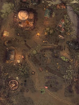Carte 1103, carte de JDR — battlemap pour Roll20 et Foundry VTT