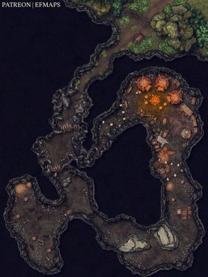 Carte 1110, carte de JDR — battlemap pour Roll20 et Foundry VTT