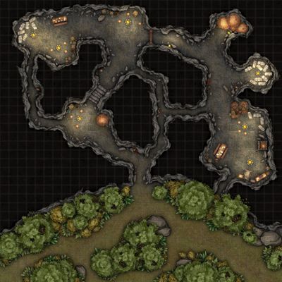 Carte 1113, carte de JDR — battlemap pour Roll20 et Foundry VTT