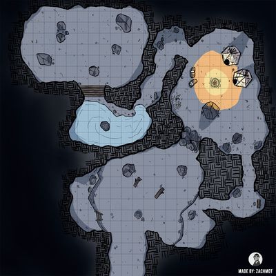 Carte 1116, carte de JDR — battlemap pour Roll20 et Foundry VTT