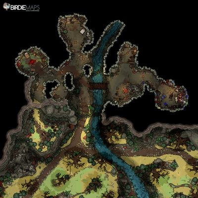 Carte 1118, carte de JDR — battlemap pour Roll20 et Foundry VTT