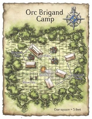 Carte 1130, carte de JDR — battlemap pour Roll20 et Foundry VTT