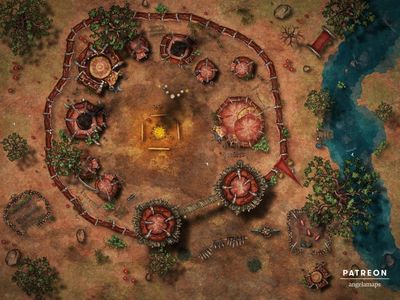 Carte 1131, carte de JDR — battlemap pour Roll20 et Foundry VTT