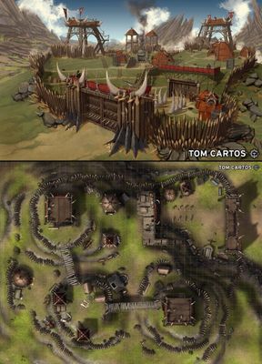Carte 1139, carte de JDR — battlemap pour Roll20 et Foundry VTT