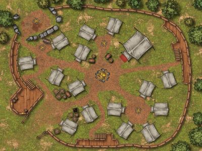 Carte 1141, carte de JDR — battlemap pour Roll20 et Foundry VTT
