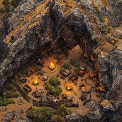 Carte 1144, carte de JDR — battlemap pour Roll20 et Foundry VTT