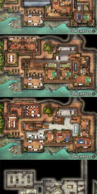 Carte 1149, carte de JDR — battlemap pour Roll20 et Foundry VTT