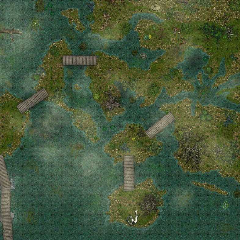 Carte 115, carte de JDR — battlemap pour Roll20 et Foundry VTT