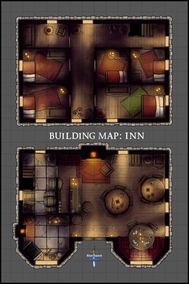 Carte 1150, carte de JDR — battlemap pour Roll20 et Foundry VTT