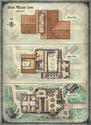 Carte 1156, carte de JDR — battlemap pour Roll20 et Foundry VTT