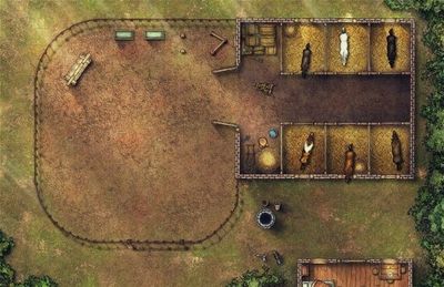 Carte 1168, carte de JDR — battlemap pour Roll20 et Foundry VTT
