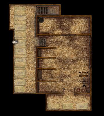 Carte 1169, carte de JDR — battlemap pour Roll20 et Foundry VTT