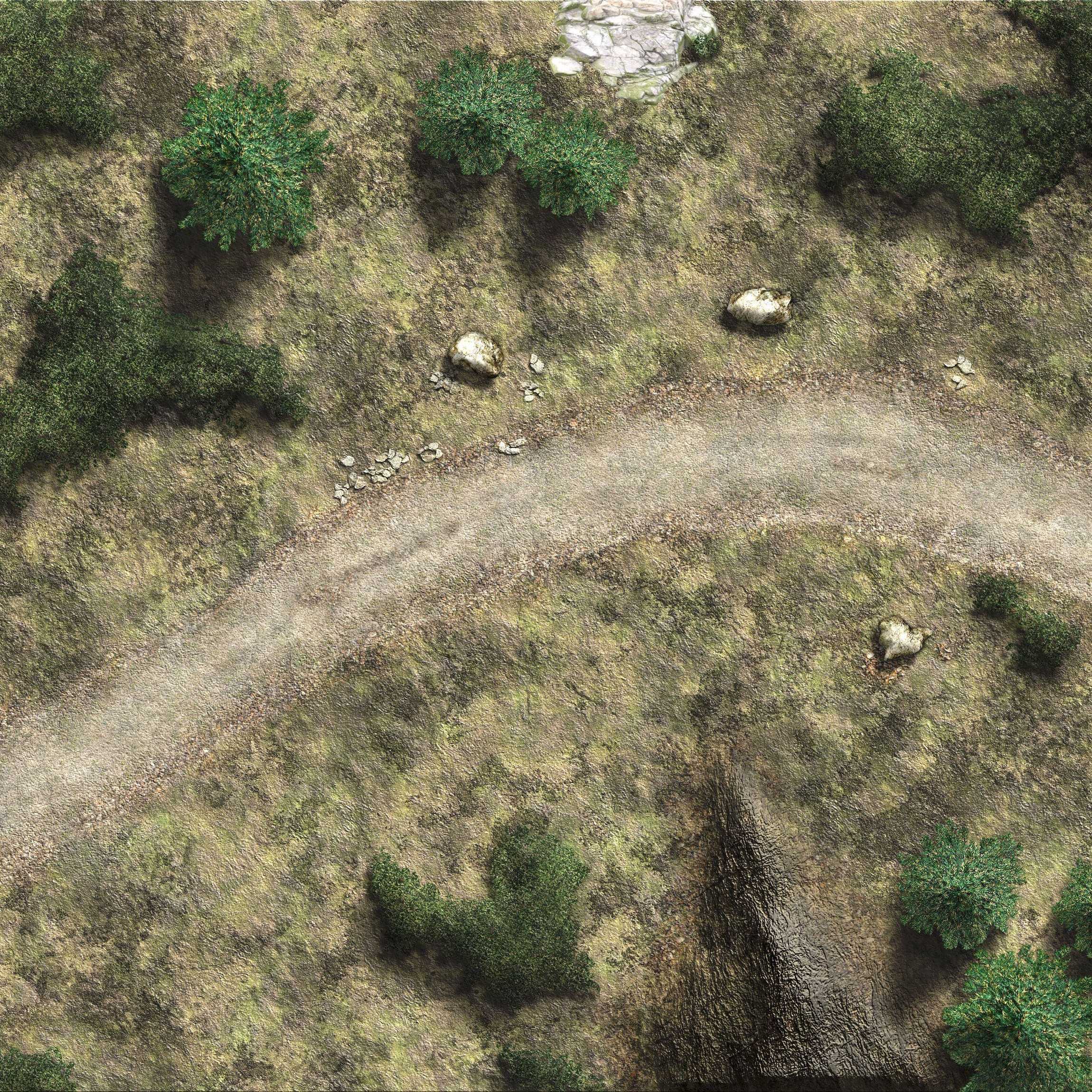 Carte 117, carte de JDR — battlemap pour Roll20 et Foundry VTT
