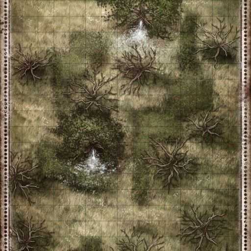 Carte 118, carte de JDR — battlemap pour Roll20 et Foundry VTT
