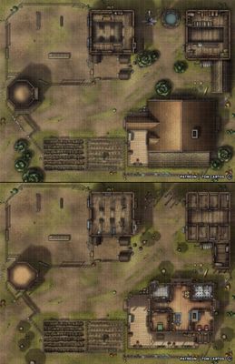 Carte 1184, carte de JDR — battlemap pour Roll20 et Foundry VTT