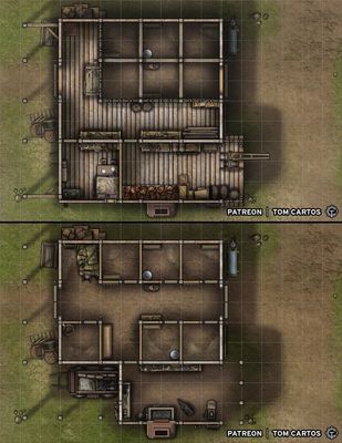 Carte 1187, carte de JDR — battlemap pour Roll20 et Foundry VTT