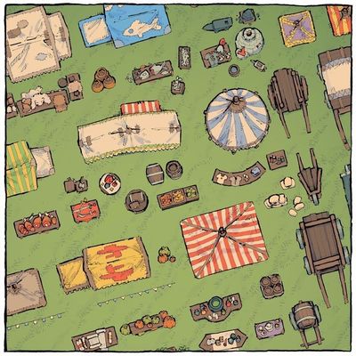 Carte 1202, carte de JDR — battlemap pour Roll20 et Foundry VTT