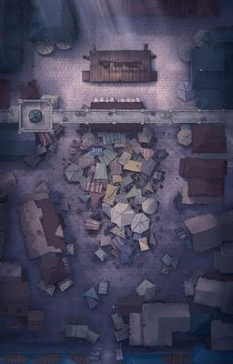 Carte 1210, carte de JDR — battlemap pour Roll20 et Foundry VTT