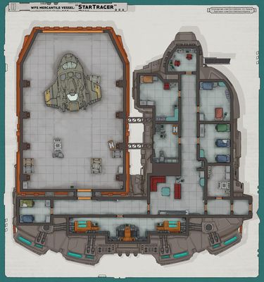 Carte 1227, carte de JDR — battlemap pour Roll20 et Foundry VTT