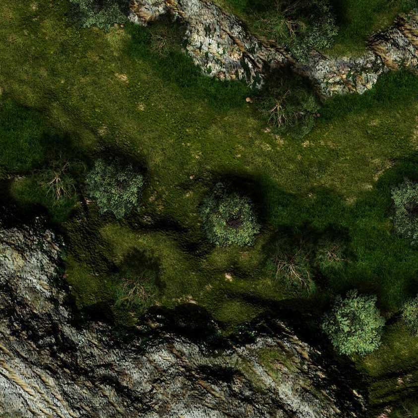 Carte 123, carte de JDR — battlemap pour Roll20 et Foundry VTT