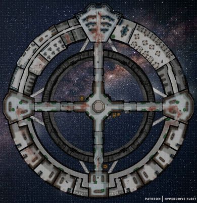 Carte 1242, carte de JDR — battlemap pour Roll20 et Foundry VTT