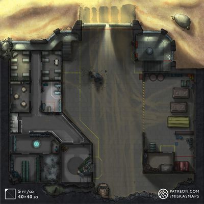 Carte 1267, carte de JDR — battlemap pour Roll20 et Foundry VTT