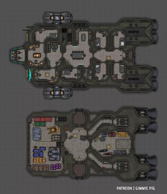 Carte 1279, carte de JDR — battlemap pour Roll20 et Foundry VTT