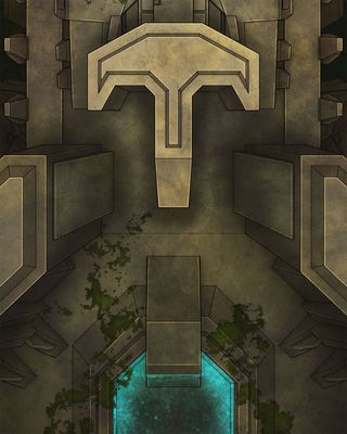 Carte 1305, carte de JDR — battlemap pour Roll20 et Foundry VTT