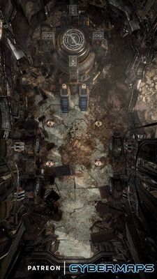 Carte 1307, carte de JDR — battlemap pour Roll20 et Foundry VTT