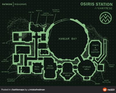 Carte 1319, carte de JDR — battlemap pour Roll20 et Foundry VTT