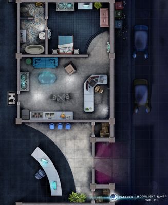 Carte 1338, carte de JDR — battlemap pour Roll20 et Foundry VTT