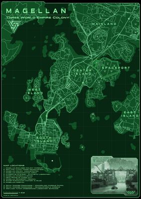 Carte 1358, carte de JDR — battlemap pour Roll20 et Foundry VTT