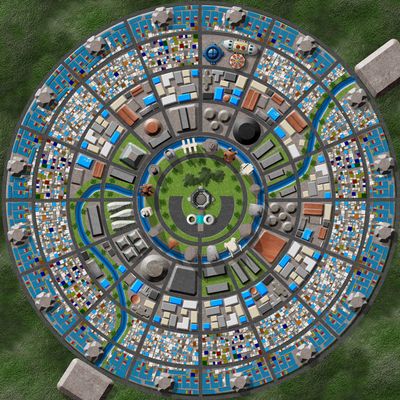 Carte 1369, carte de JDR — battlemap pour Roll20 et Foundry VTT